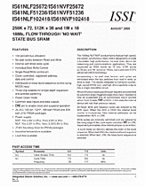 DataSheet IS61NVF102418 pdf